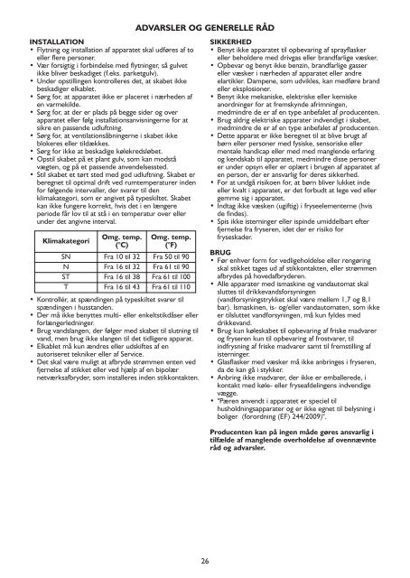 KitchenAid UCW 80 - Refrigerator - UCW 80 - Refrigerator DA (850385696000) Mode d'emploi