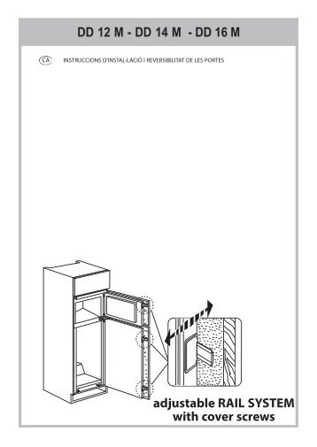 KitchenAid T 16 A1 D/HA.2 - Fridge/freezer combination - T 16 A1 D/HA.2 - Fridge/freezer combination CA (853903401530) Guide d'installation