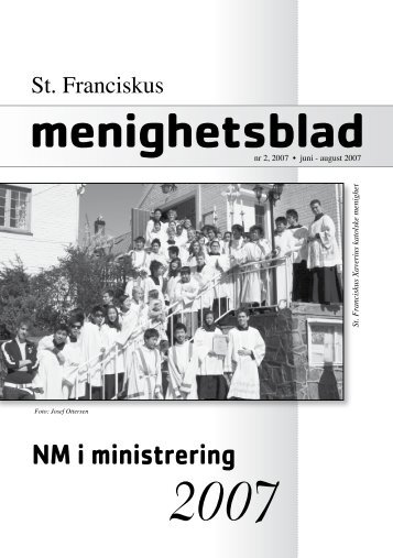 St. Franciskus menighetsblad nr 02 2007