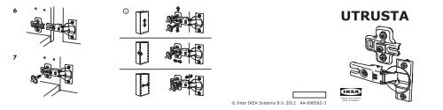 Ikea UTRUSTA charni&amp;egrave;res - 20204647 - Plan(s) de montage