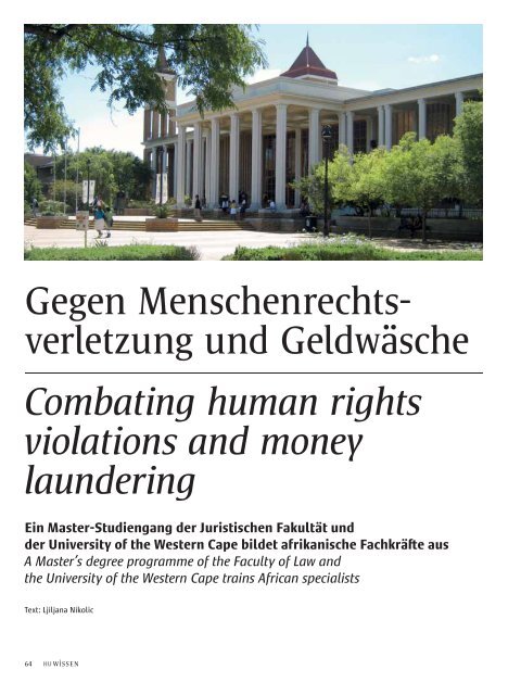 hu wissen (pdf) - Exzellenzinitiative - Humboldt-Universität zu Berlin