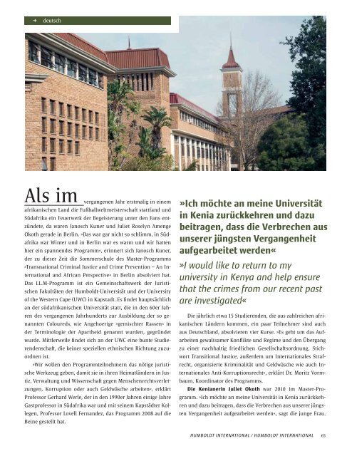 hu wissen (pdf) - Exzellenzinitiative - Humboldt-Universität zu Berlin