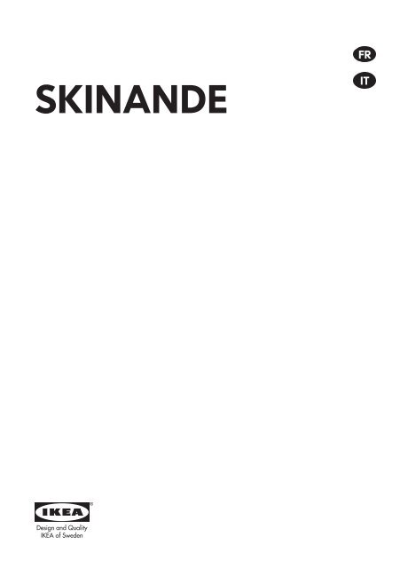 Ikea SKINANDE lave-vaisselle encastrable - 80299384 - Manuels