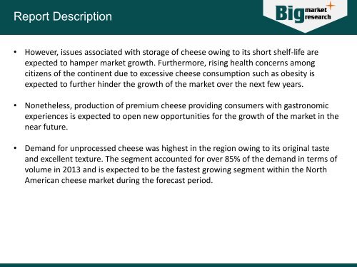 North American Cheese Market Poised To Grow at a Rate Of 3.1% In Terms Of Revenue Till 2021