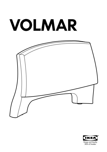 Ikea VOLMAR chaise pivot, appui-t&amp;ecirc;te/accoudoirs - S89031734 -  Plan(s) de montage