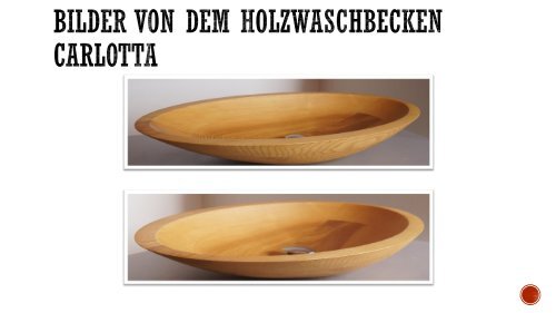 Holzwaschbecken Carlotta