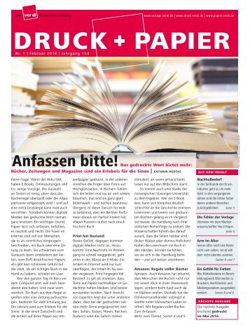 DRUCK+PAPIER 1/2016