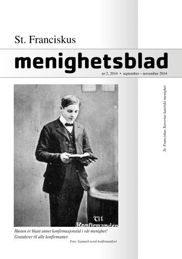 St. Franciskus menighetsblad nr 2, 2014