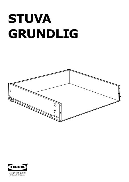 Ikea STUVA table &amp;agrave; langer 4 tir - S79046590 - Plan(s) de montage