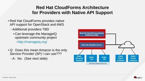 Using Red Hat Systems Management Tools in a Hybrid Cloud