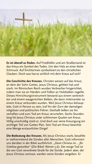 Das Kreuz - mehr als ein Symbol?