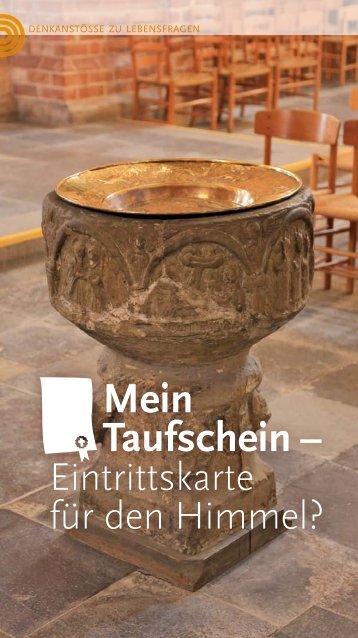 Mein Taufschein – Eintrittskarte für den Himmel?