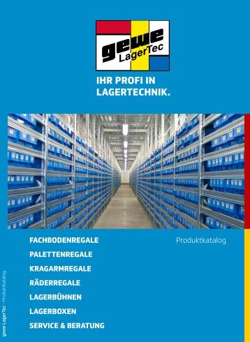 gewe LagerTec Produktkatalog