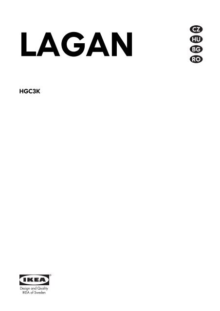 Ikea LAGAN HGC3K table de cuisson vitroc&eacute;ramique - 50182352 - Manuels