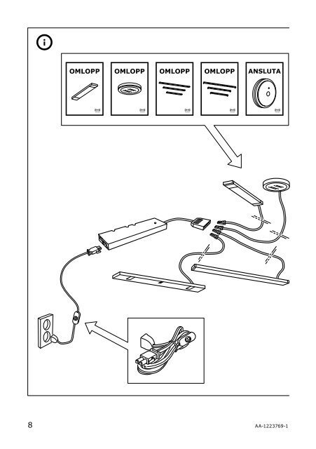 Ikea ANSLUTA transformateur &eacute;lectronique - 80300764 - Plan(s) de montage