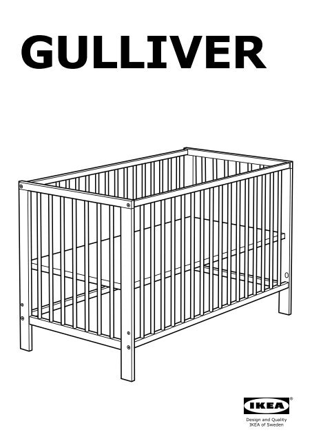 lit bebe ikea gulliver