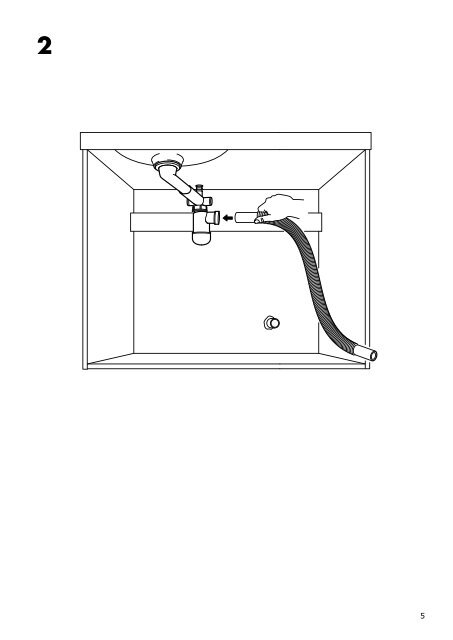 Ikea LILL&amp;Aring;NGEN &amp;eacute;L&amp;eacute;Ment Lavabo &amp;agrave; 1 Porte - S29894056 - Plan(s) de montage