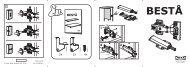 Ikea BESTÃ combinaison rangement ptes vitrÃ©es - S39124735 - Plan(s) de montage