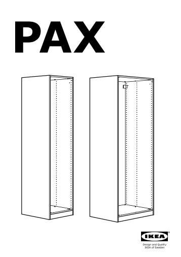Ikea PAX armoire-penderie - S09025746 - Plan(s) de montage