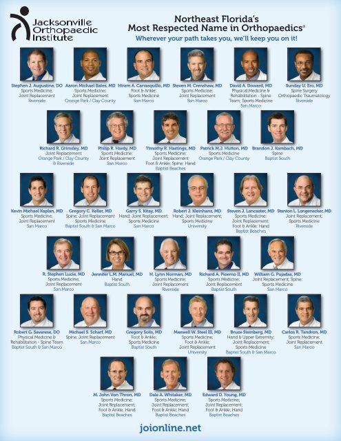 Jacksonville orthopedic institute san marco