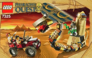 Lego Cursed Cobra Statue - 7325 (2010) - The Secret of the Sphinx BI 3004/52 - 7325 V 29/39