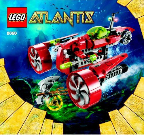 Lego Typhoon Turbo Sub - 8060 (2009) - Typhoon Turbo Sub BI 3005/56- 8060 V 29