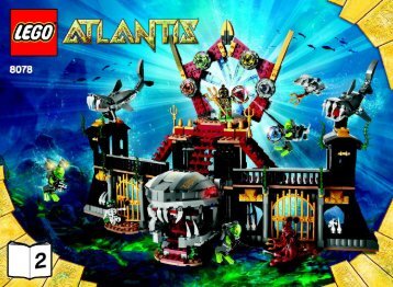 Lego Portal of Atlantis - 8078 (2010) - Typhoon Turbo Sub BI 3006/80+4 - 8078 V 39 2/2