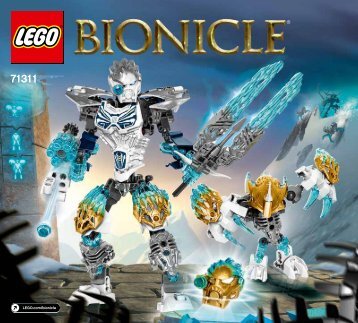 Lego Kopaka and Melum - Unity set - 71311 (2016) - Pohatu Uniter of Stone BI 3017/36 - 65g, 71311 V29