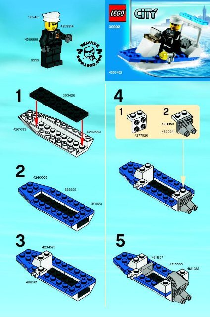 lego police boat