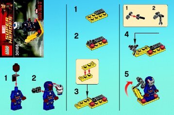 Lego Gun mounting system - 30168 (2013) - TT Games BI 2001/ 2 - 30168 V39