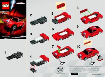 Lego 250 GT Berlinetta - 30193 (2012) - Ferrari 150   Italia BI 2002/ 2 - 30193 V29/110/114/115