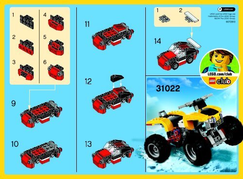 Lego Fast Car - 30187 (2014) - Little Car BI 2002/ 2 , 30187, V29