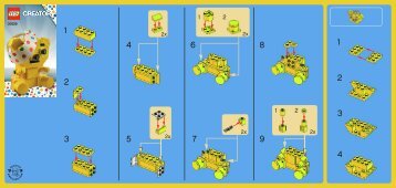 Lego Pudsey - 30029 (2011) - Panda BI 60x50 leaflet - 30029 V29