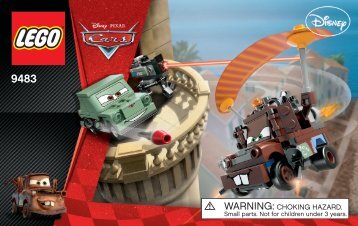Lego Agent Mater's Escape - 9483 (2012) - Jeff Gorvette BI 3004/52 - 9483 V39