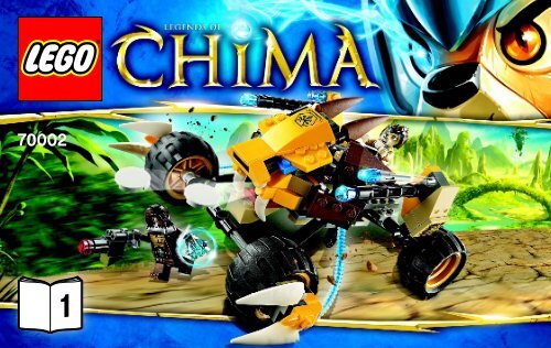 Lego Lennox's Lion Attack - 70002 (2013) - Chima Value Pack BI 3004/40 - 70002 V29/39 1/2