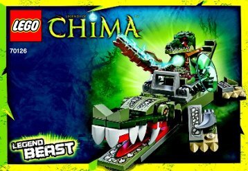 Lego Crocodile Legend Beast - 70126 (2014) - Croc Chomp BI 3001/36-65G 70126 V29