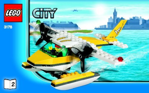 Lego Seaplane 3178 2010 LEGO City Airport BI 3003 24 3178 V.29 2 2