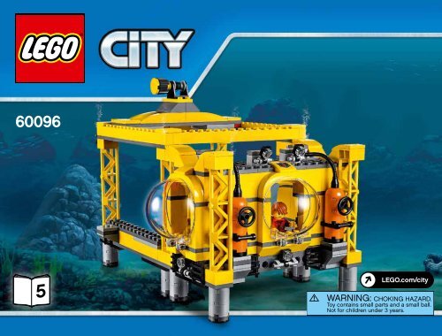 Lego Deep Sea Operation Base - 60096 (2015) - Deep Sea Scuba Scooter BI 3019/52-65G - 60096 V39 5/5