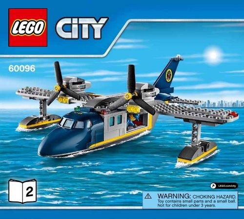 Lego Deep Sea Operation Base - 60096 (2015) - Deep Sea Scuba Scooter BI 3017/60-65G, 60096 V39 2/5