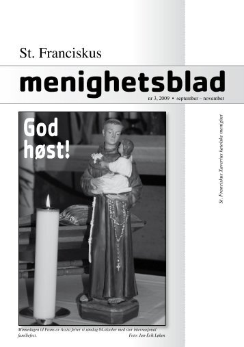 St. Franciskus menighetsblad nr 3, 2009