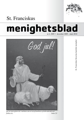 St. Franciskus menighetsblad nr 4, 2009