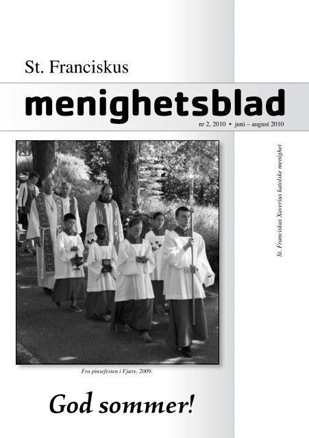 St. Franciskus menighetsblad nr 2, 2010