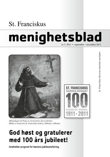 St. Franciskus menighetsblad nr 3, 2011