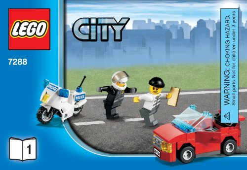 Lego Mobile Police Unit - 7288 (2010) - Police Minifigure Collection BI 3010/24 - 7288 V. 39 1/3