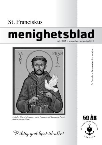 St. Franciskus menighetsblad nr 3, 2013