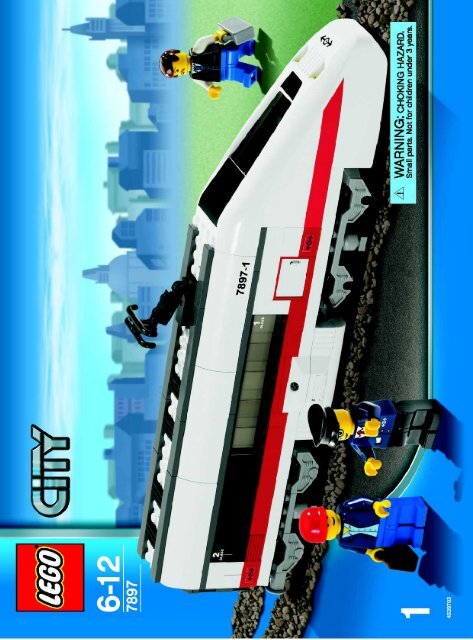 Lego Passenger Train - 7897 (2006) - Train - 7895-7896-7897 BUILD INSTR.  3006, 1/4 7897 NA