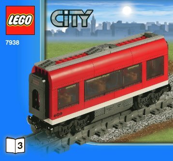 Lego Passenger Train - 7938 (2010) - Train Station BI 3005/28 - 7938 V. 29 3/4