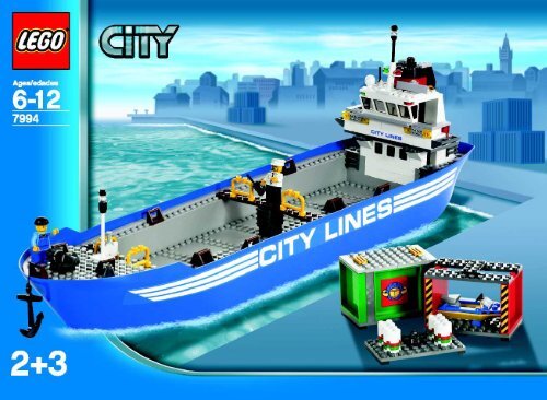 Lego LEGO City Harbor - 7994 (2007) - Container Stacker BUILD.INSTR.3006,  7994 2/3