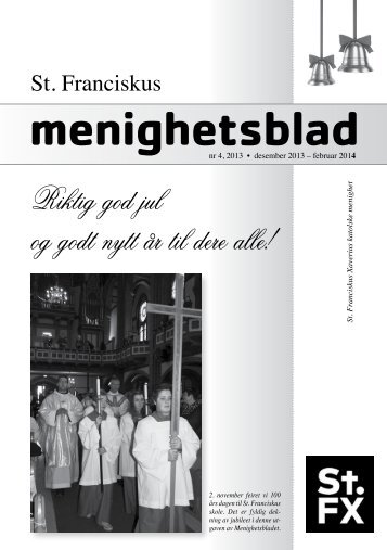 St. Franciskus menighetsblad nr 04 2013