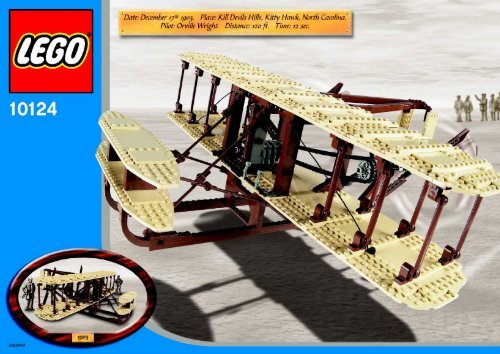 Lego Wright Flyer - 10124 (2003) - USS Constellation (398) BI 10124